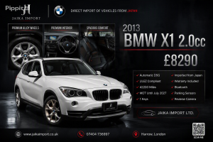 BMW X1 2.0 sDrive XLine – 2013 🇬🇧 #AVAILABLE(20/07/2026)