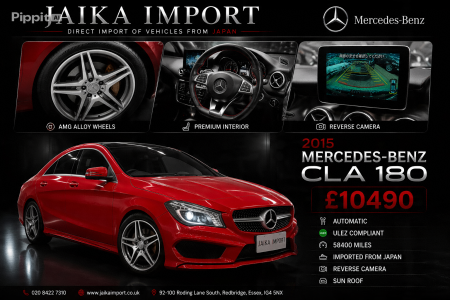 Mercedes Benz CLA 180 1.6 BLACK EDITION 📅 Year: 2015 🇬🇧 UK Stock 🪪 Reg: Under Process