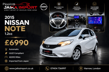 NISSAN NOTE 1.2 DIG-S 📅 Year: 2015 🇬🇧 UK Stock 🪪 Reg: KF65 VEX