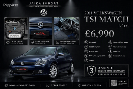 Volkswagen Golf 1.4 TSI Match 📅 Year: 2011 🇬🇧 UK Stock 🪪 Reg: LK61 MMJ