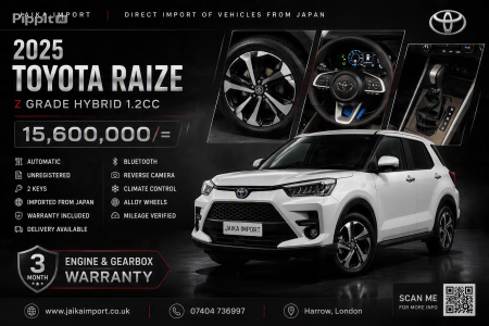 TOYOTA RAIZE Z GRADE 1.2 HYBRID - 2025 🇱🇰 #SOLD